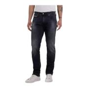 Slim-fit Denim Jeans Replay , Gray , Heren