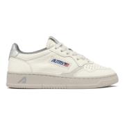 Klassieke Witte Sportieve Platte Schoenen Autry , White , Dames