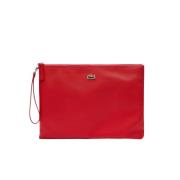 Rode Hoge Concept Clutch Lacoste , Red , Dames