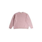 Blossom Pink Lambswool Crewneck Jumper Studio Nicholson , Pink , Dames