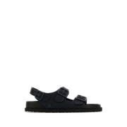 Blauwe Raffia Sunshine Sandalen Birkenstock , Blue , Heren