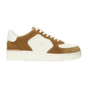 Heren Lage Sneakers, Masters Crt Polo Ralph Lauren , Brown , Heren