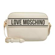 Stijlvolle Crossbodytassen voor Dagelijks Gebruik Love Moschino , Whit...