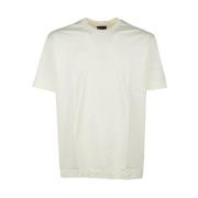 Casual Katoenen T-Shirt voor Mannen Emporio Armani , Beige , Heren