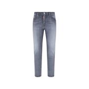 5 Pockets Pant Dsquared2 , Gray , Heren