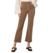 Lichtbruine hoge taille jeans Paige , Brown , Dames