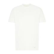 Casual Katoenen T-Shirt Jil Sander , White , Heren