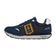 Lage Sneakers Aeronautica Militare , Blue , Heren