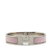 Pre-owned Fabric bracelets Hermès Vintage , Pink , Dames