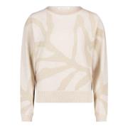 Gebreide trui met Lurex-draad Betty & Co , Beige , Dames