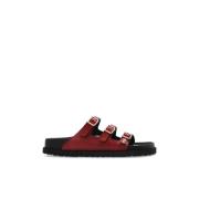 Florida Sandalen met Voering Birkenstock , Red , Dames