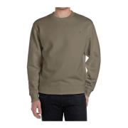 Crewneck Sweatshirt Replay , Green , Heren