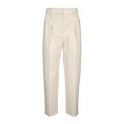 Geplooide Broek Brunello Cucinelli , Beige , Dames