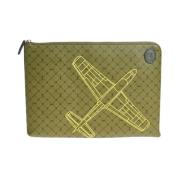 Elegante Moderne Pochette Trussardi , Green , Heren