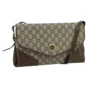 Pre-owned Leather gucci-bags Gucci Vintage , Beige , Dames