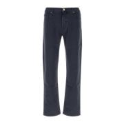 Stretch Denim Jeans in Marineblauw Incotex , Blue , Heren