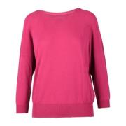 Katoenen Gebreide Top Alpha Studio , Pink , Dames