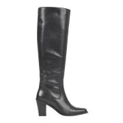 Elegante Hoge Laars - Zwart Bronx , Black , Dames