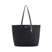 Dagelijkse Lifestyle Schoudertas Lacoste , Black , Dames