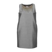 Pre-owned Wool dresses Moschino Pre-Owned , Gray , Dames