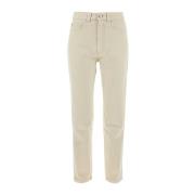 Ivory Denim Jeans Ami Paris , Beige , Dames