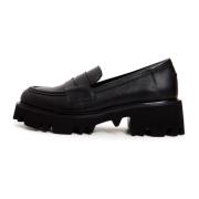 Chunky Platform Loafers - Black Cesare Gaspari , Black , Dames