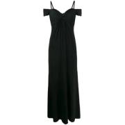 Pre-owned Linen dresses Moschino Pre-Owned , Black , Dames