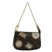 Pre-owned Canvas pouches Louis Vuitton Vintage , Brown , Dames