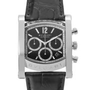 Pre-owned Linen watches Bvlgari Vintage , Black , Dames