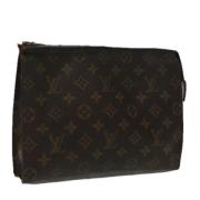 Pre-owned Canvas pouches Louis Vuitton Vintage , Brown , Dames