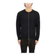 Wol en Mohair Gebreide Trui Isabel Benenato , Black , Heren