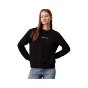 Crewneck Sweatshirt Calvin Klein Jeans , Black , Dames