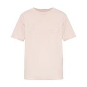 Pegaso Motif Crew Neck T-shirt Etro , Pink , Heren