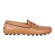 Leren studs loafers Tod's , Brown , Dames