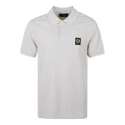 Katoenen Polo Shirt met Logo Belstaff , Gray , Heren