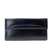 Pre-owned Leather wallets Loewe Pre-owned , Black , Dames