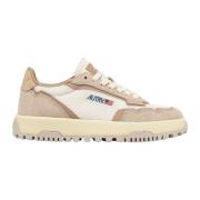 Casual Sneakers Ak03 Autry , Beige , Dames