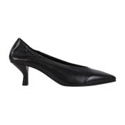 Zwarte puntige pumps Pomme D'or , Black , Dames