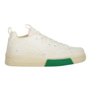 Lage Sneakers met Contrasterende Inzetstukken Oamc , White , Heren