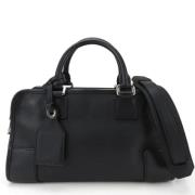 Pre-owned Leather handbags Loewe Pre-owned , Black , Dames