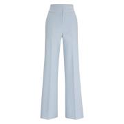 Blauwe Marlene Broek Elastische Hoge Taille Hugo Boss , Blue , Dames