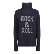 Rock & Roll Wollen Trui Zadig & Voltaire , Blue , Dames