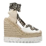 Stijlvolle Wedge Espadrilles voor Vrouwen Stella McCartney , Beige , D...