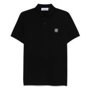 Zwarte Casual Kleding voor Mannen Stone Island , Black , Heren