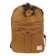 Waxkatoenen Rugzak met Leren Details Filson , Brown , Heren