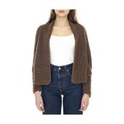 Bruine Cardigan Sweater Herfst/Winter Alessia Santi , Brown , Dames