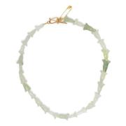 Bloemen edelstenen ketting Forte Forte , Green , Dames