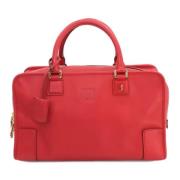 Pre-owned Leather handbags Loewe Pre-owned , Red , Dames