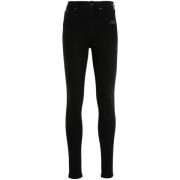 Skinny Jeans MET Kristallogo Karl Lagerfeld , Black , Dames