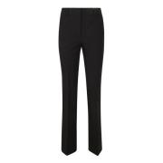 Zwarte Stretch Katoen Petra Broek Incotex , Black , Dames